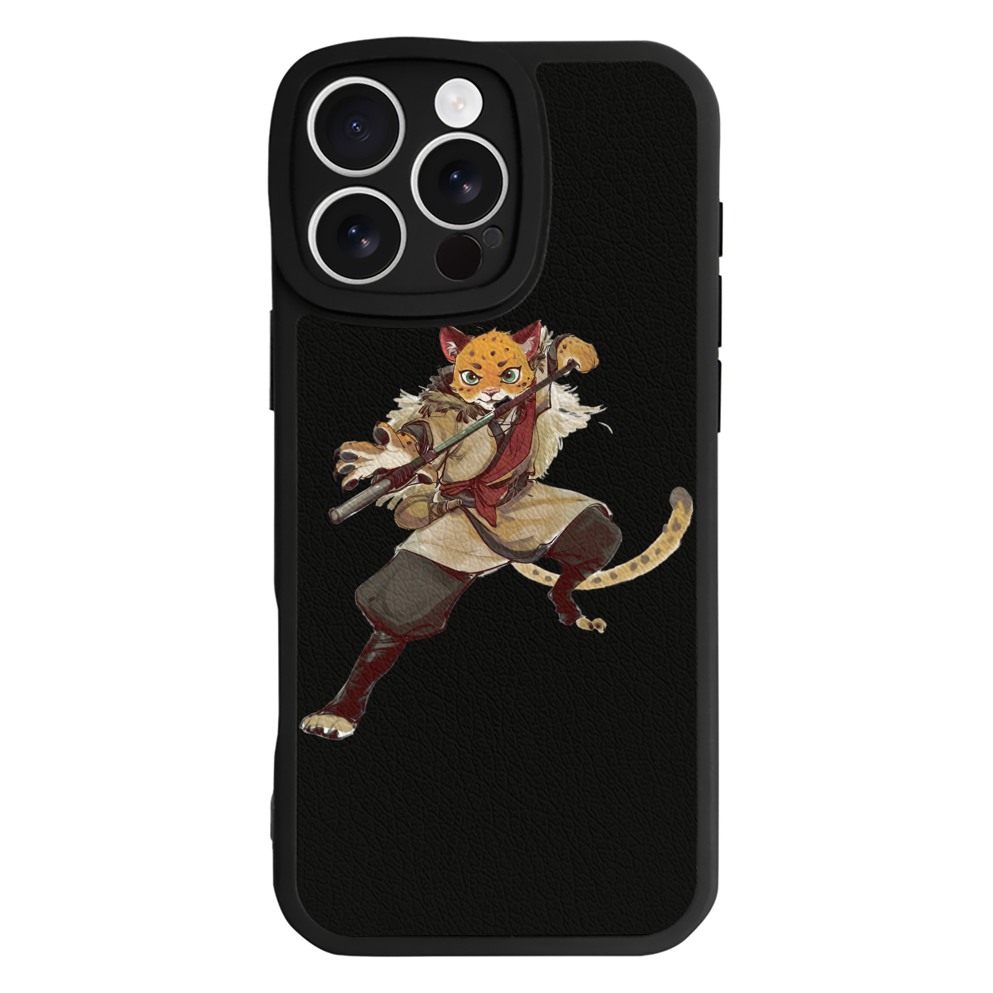 （画像用） Ne Zha 2 ナタ 魔童の大暴れ 【iPhone 16シリーズ対応】シリコンスマホケース（レザー調） 材質：シリコン